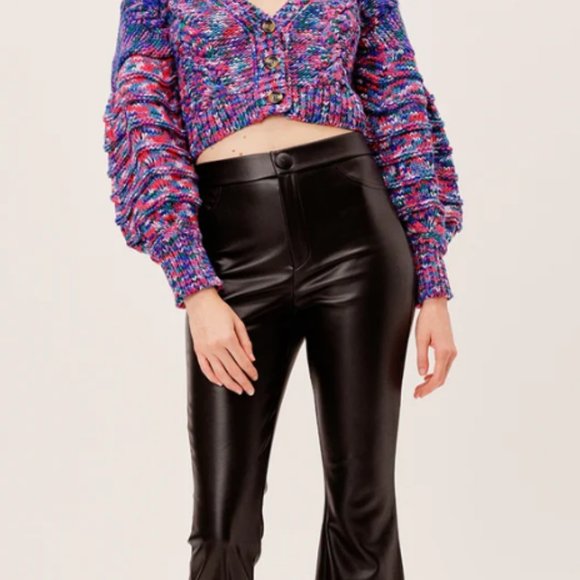 {L} 26. WN44.1- For Love & Lemons Lydia Knit Cardigan Sweater - S - Picture 4 of 4